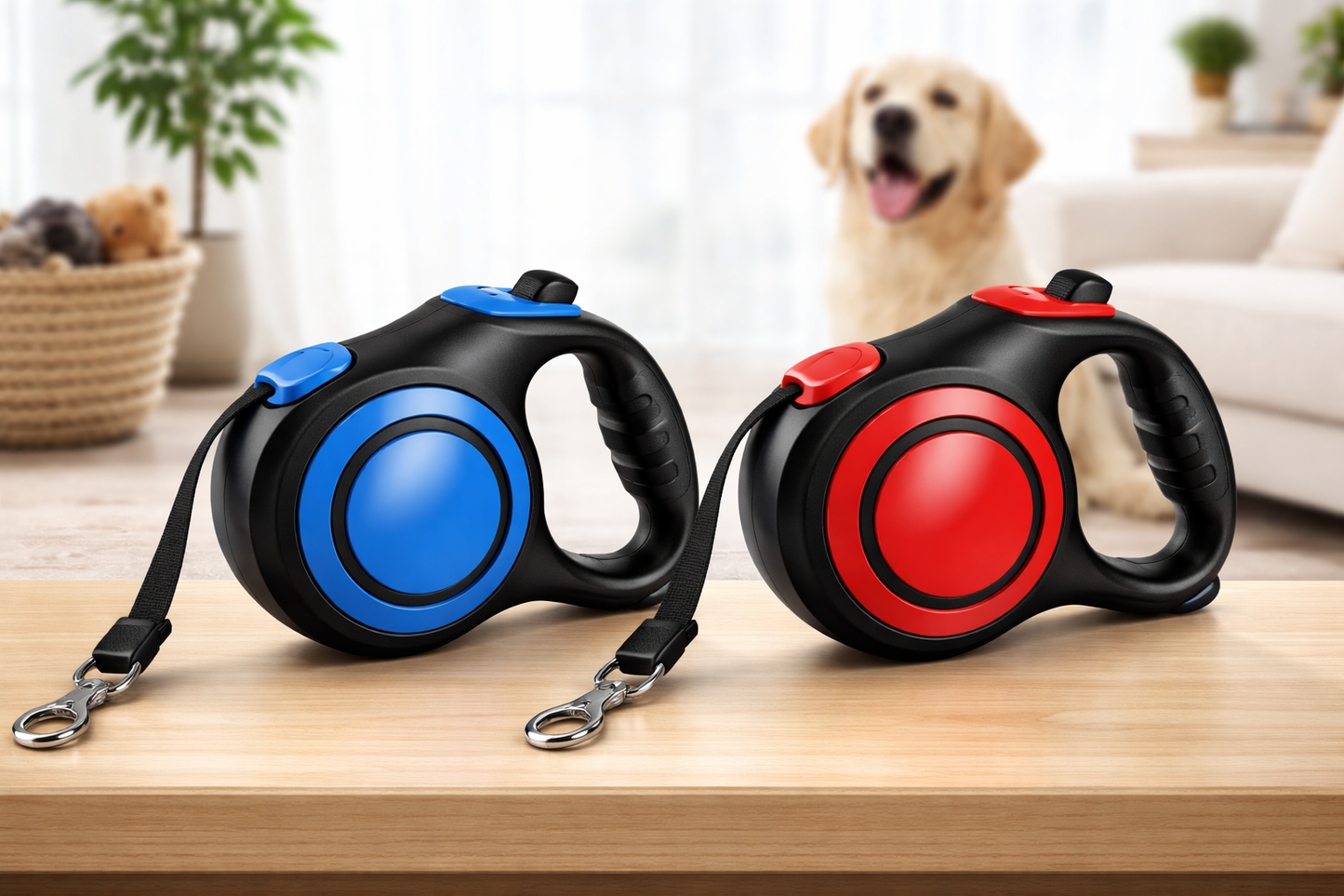 Retractable Dog Walking Lead – Heavy Duty Extendable Leash 5m / 8m