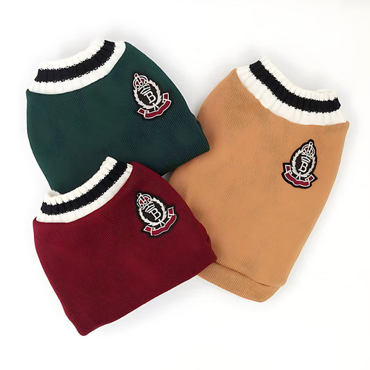 Winter Dog & Cat Sweater – Soft Pullover Vest for Small Dogs & Kittens